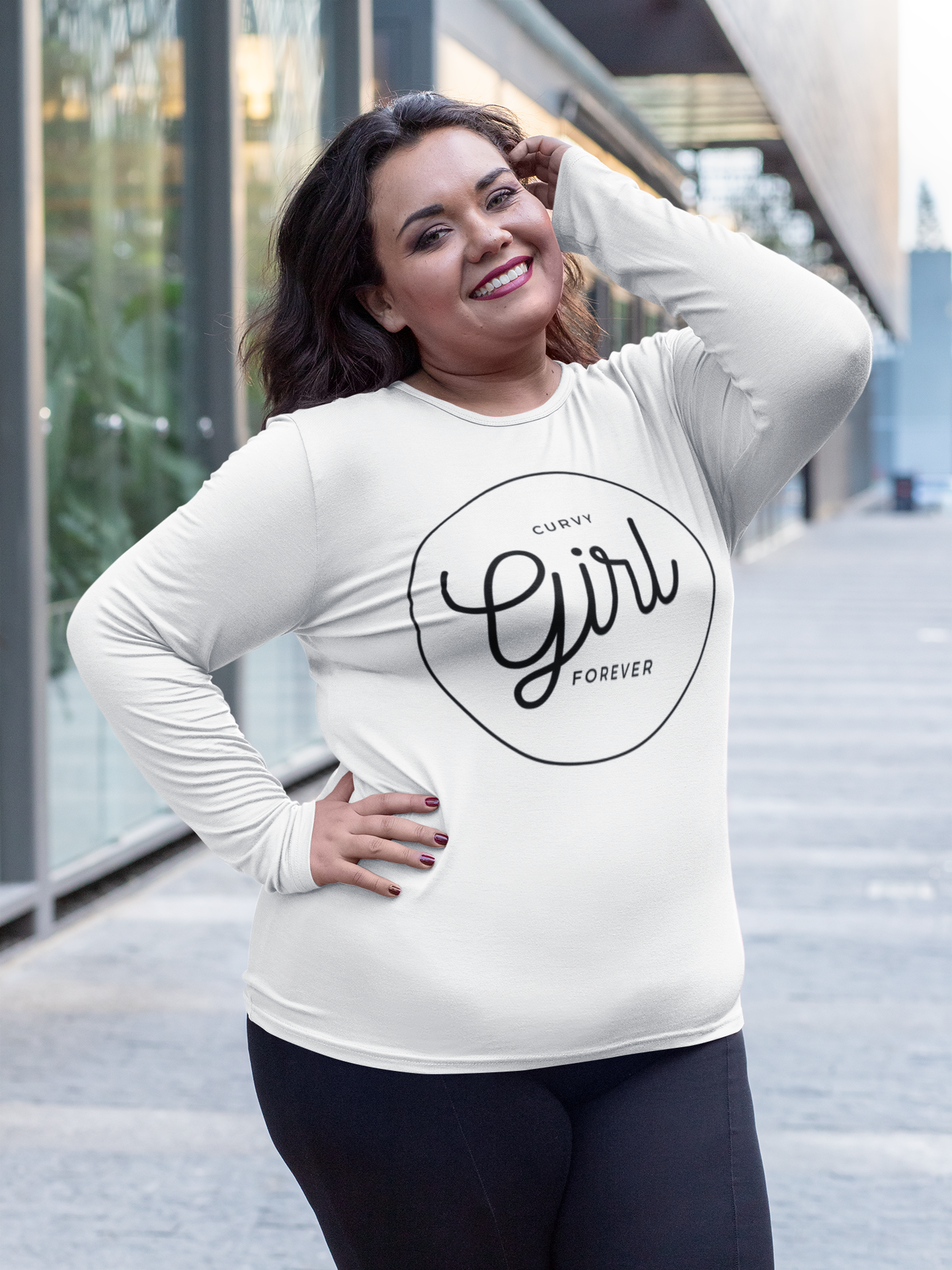 Plus size long sleeve online t shirts